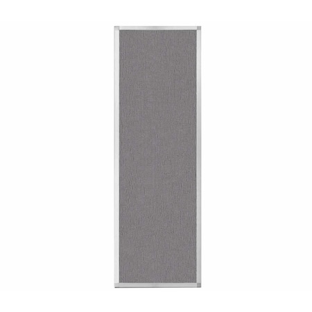 Versare Hush Panel Configurable Cubicle Partition 2' x 6' Slate Fabric 1852219